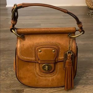 COACH 🤎 brown leather handbag/crossbody